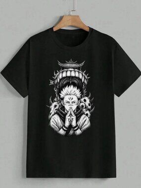 Jujutsu Kaisen Sukuna Domain Expansion Anime Graphic Tee Unisex NWT Streetwear